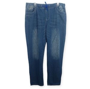 Misslook Women's Size 2XL Pants Pull On Denim Look